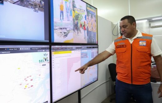 Em Manaus, sensores relacionam picos de partículas à fumaça de queimadas