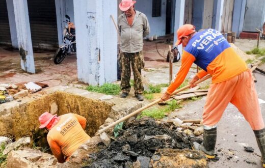 Manutenção preventiva da drenagem chega a trecho do Alvorada 2