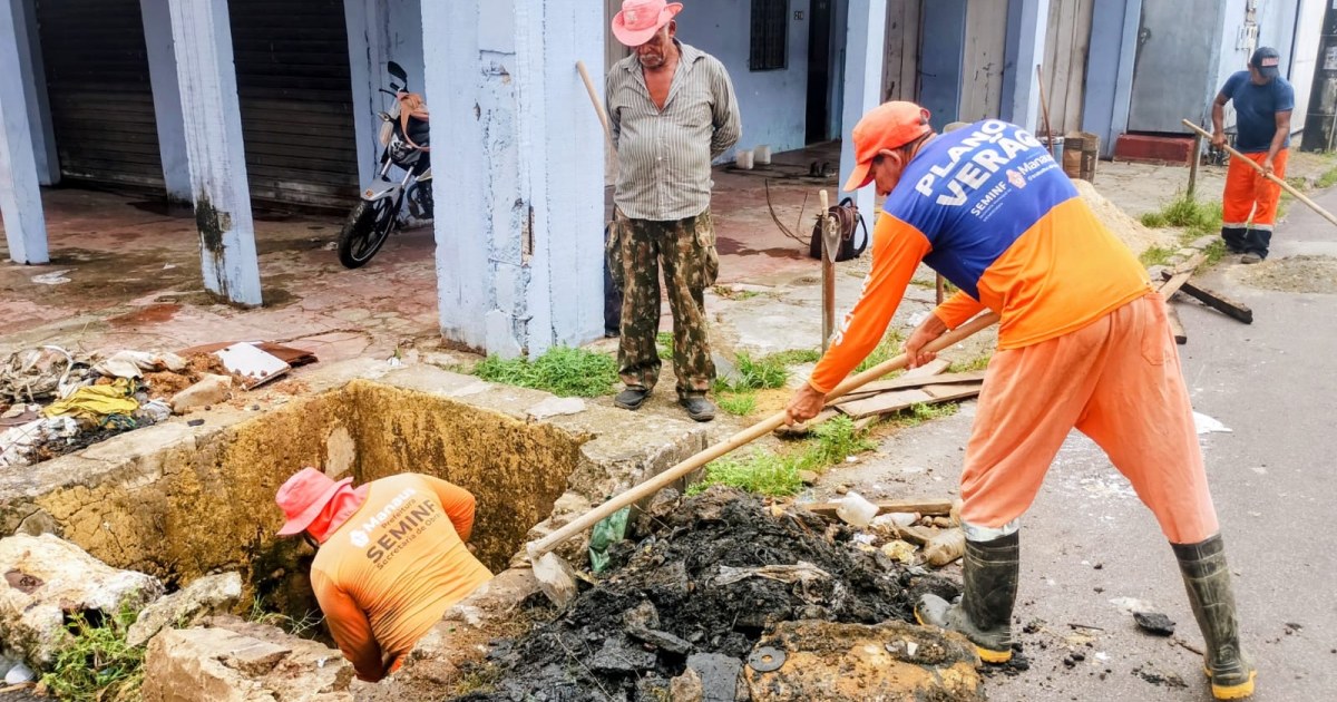 Manutenção preventiva da drenagem chega a trecho do Alvorada 2