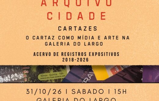 Cartazes e fotografias formam percurso por memória, tempo e meio ambiente na Galeria do Largo