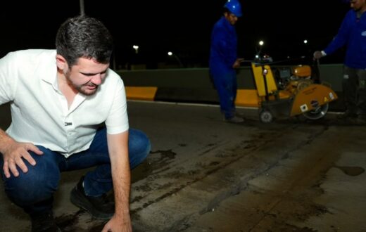 Reparos em concreto e drenagem fazem parte da recuperação do viaduto Ayrton Senna