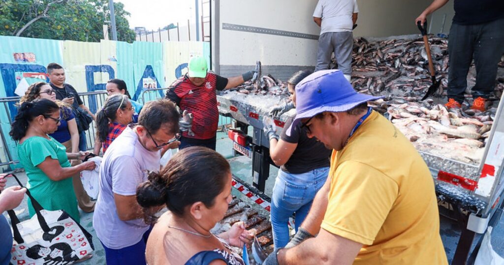 Pescado distribuído em Manaus atende famílias e amplia opções de refeições