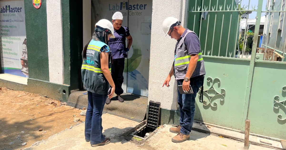Iluminação subterrânea integra etapa de infraestrutura da Rua Gastronômica de Manaus